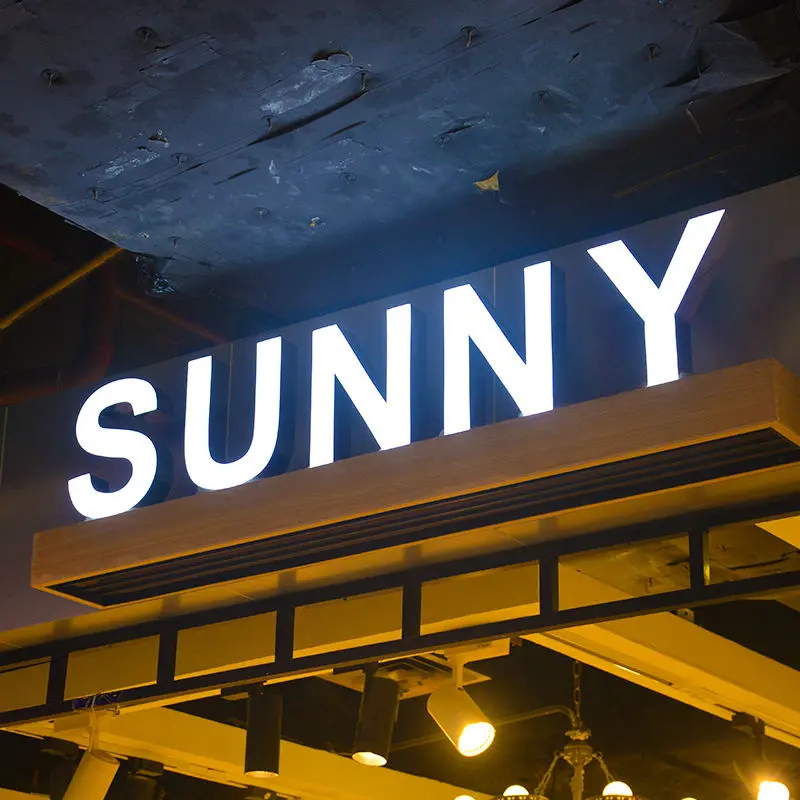 Custom Front Lit Signs for Stores 3D LED Illuminated Letters