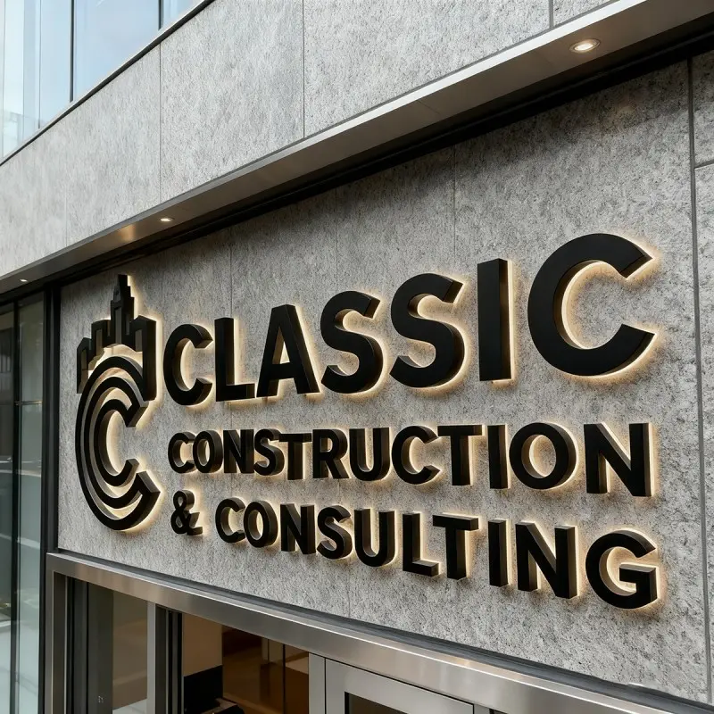 Backlit Signage Example 1