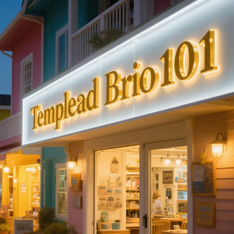 Backlit Signage Example 1