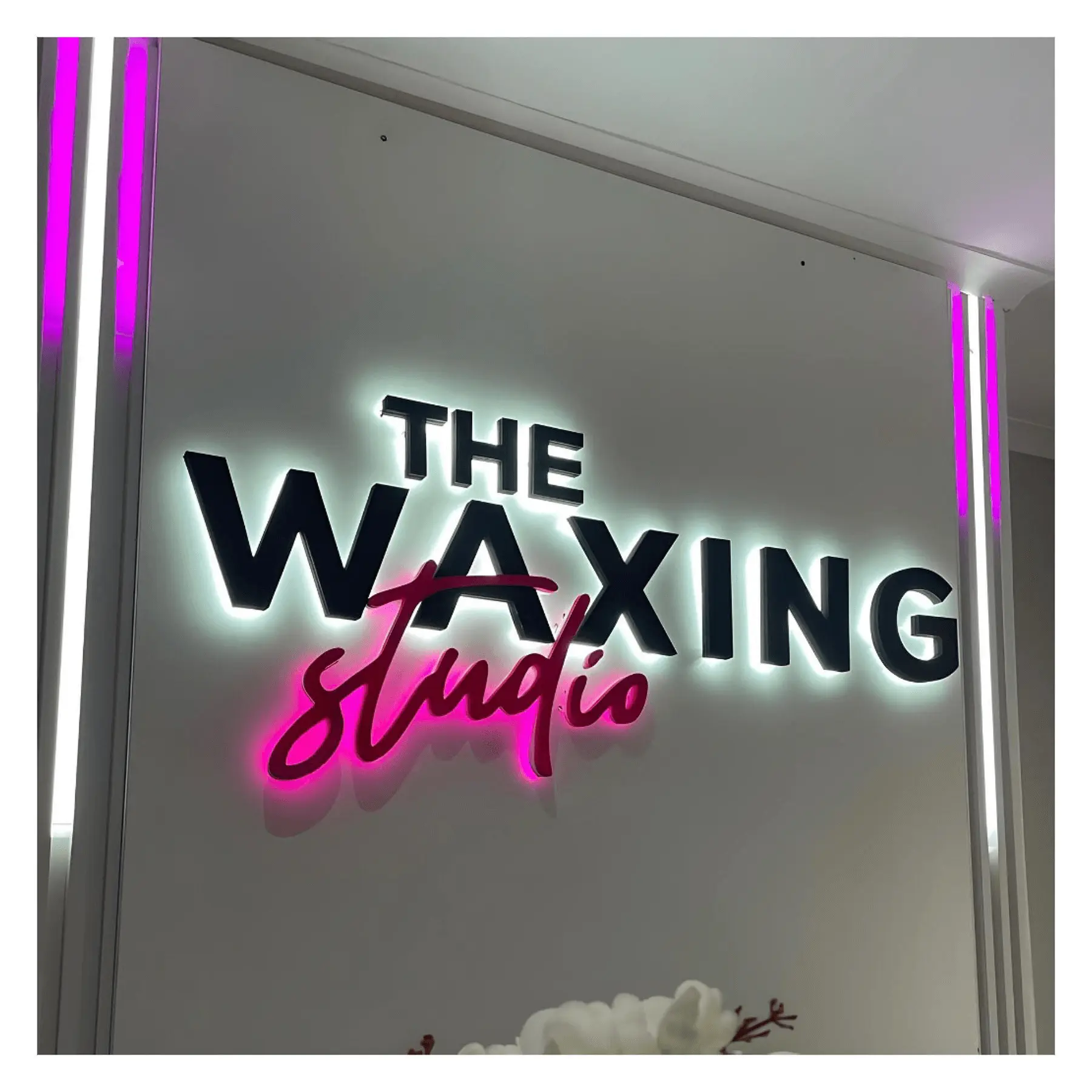 Custom 3D Stainless Steel Backlit Letters for Business Facades