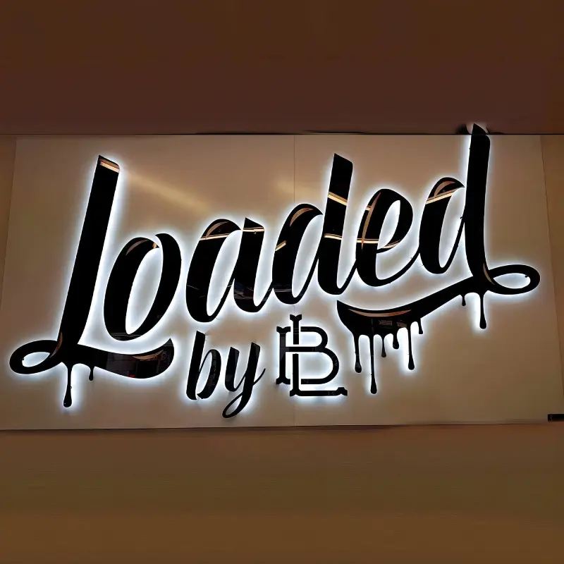 Backlit Lettering Project Display 2