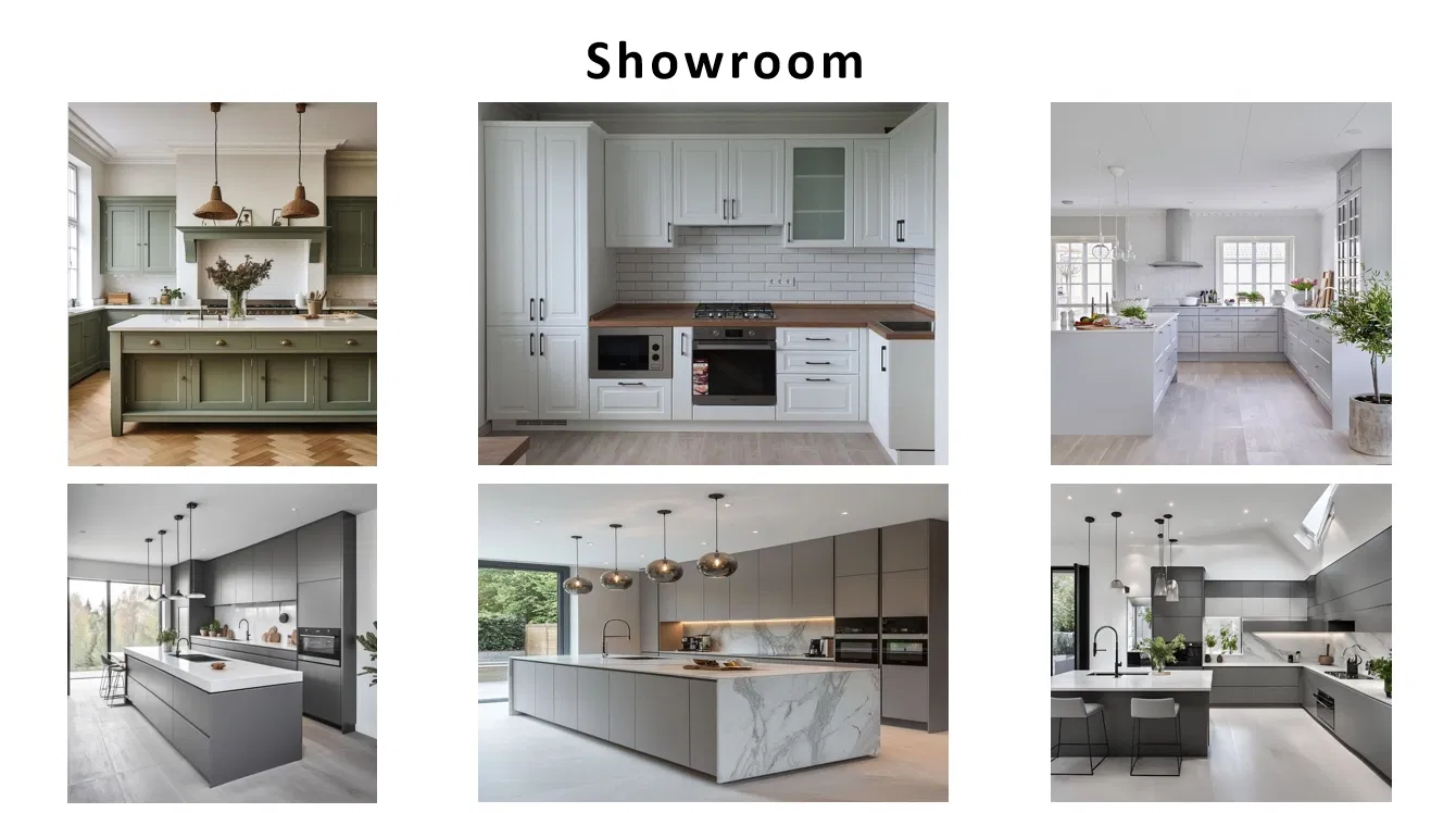 Armários de Cozinha em Estilo Europeu - Detalhe 10