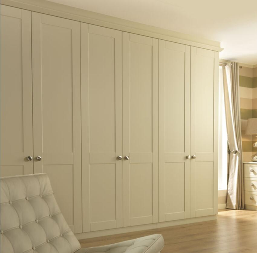 Armário de Armazenamento Quarto Despensa Guarda-roupa Barato Em Pé Branco Melamina Roupas Armário de Linho