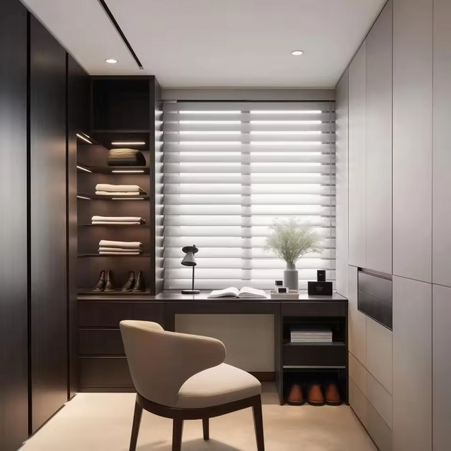 Armários de despensa Storge com prateleiras e gavetas para closet de quarto