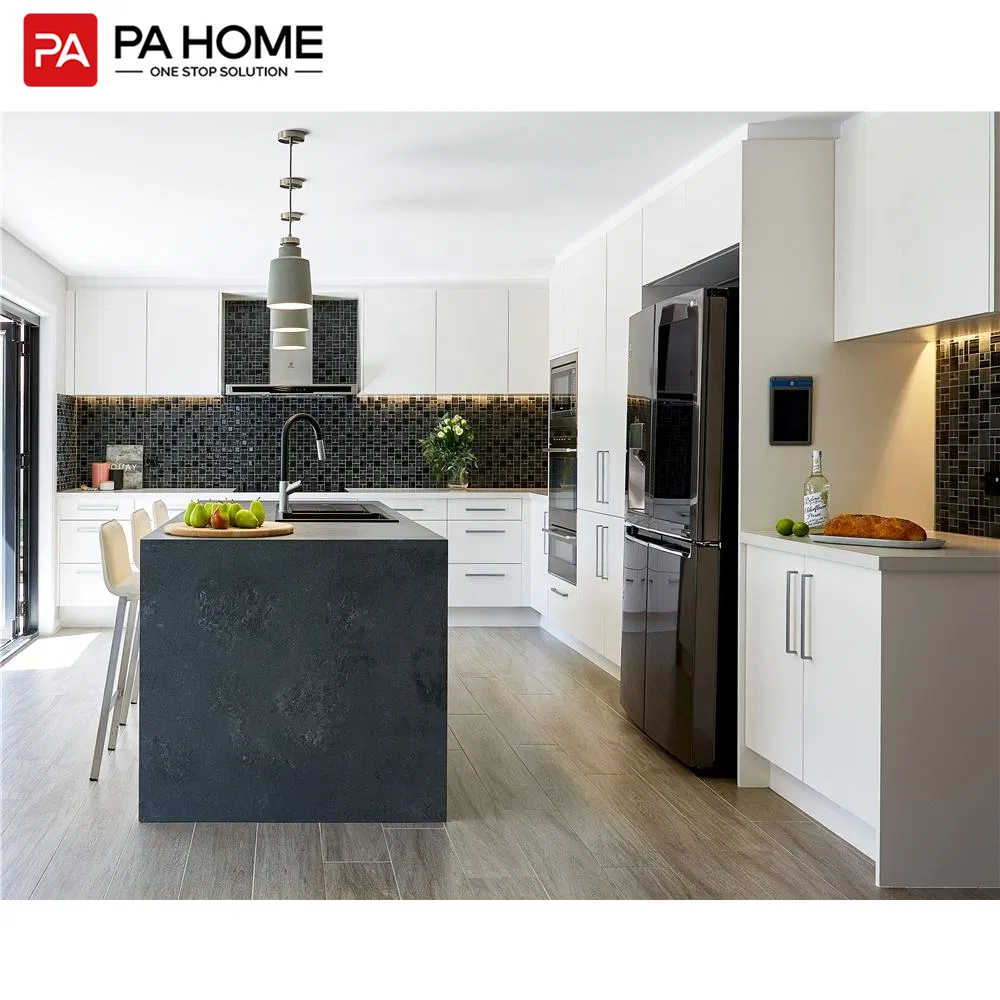 Conjunto de Armários de Cozinha Modernos Completos PA Módulos Personalizados para Despensa e Armário de Cozinha