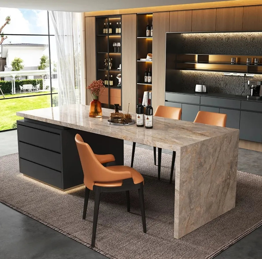 Design de mesa de pedra sinterizada 6