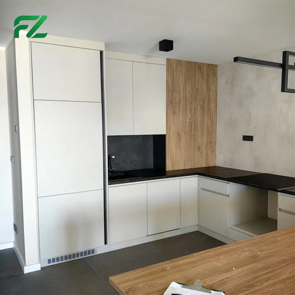 Personalize Armários de Cozinha Altos à Prova d'Água de Estilo Europeu para Contratantes