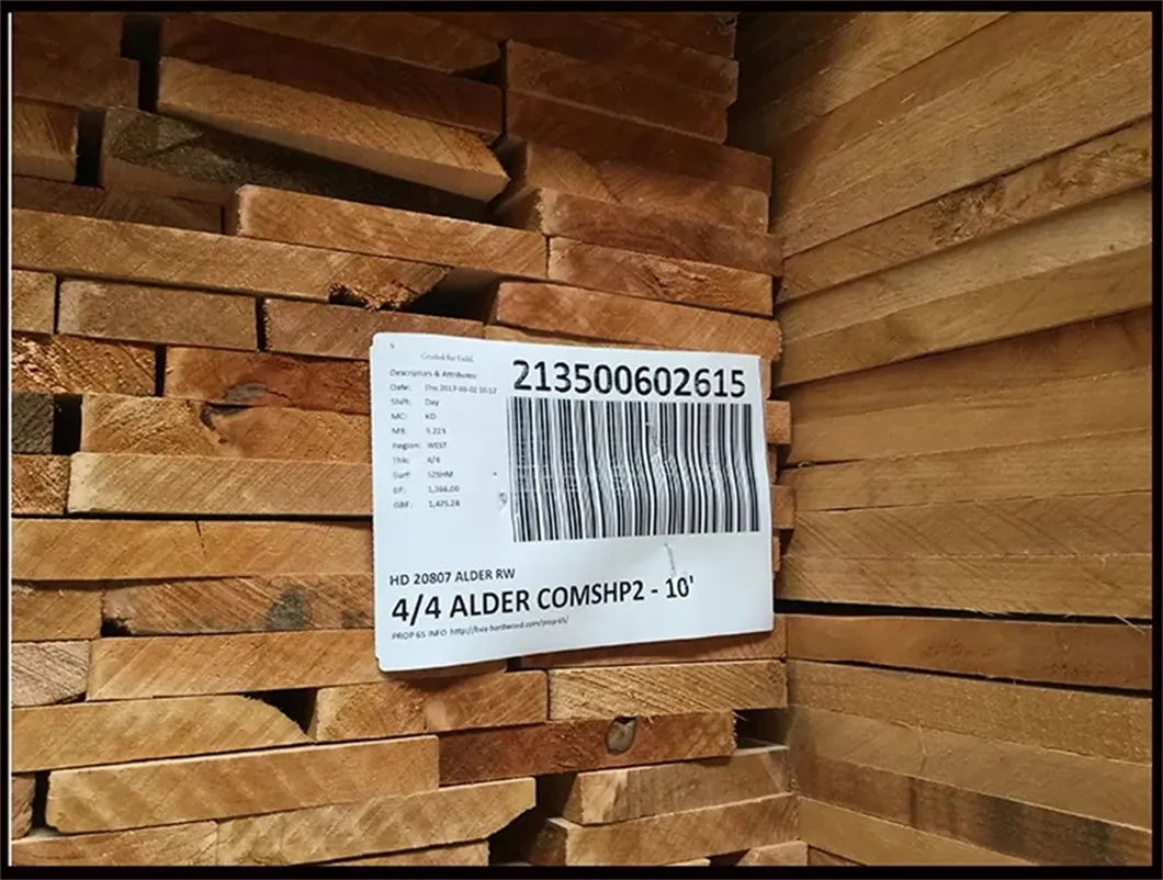 Materiais de madeira importados dos Estados Unidos