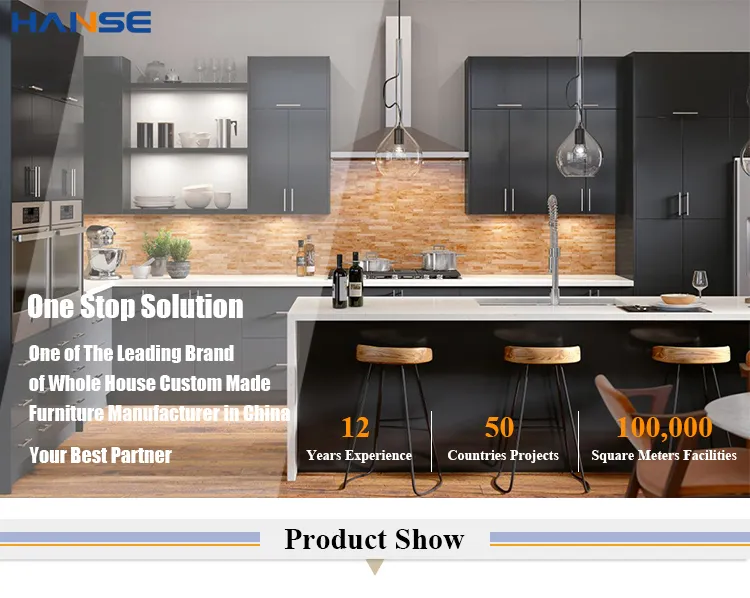 Armários de Parede Personalizados Móveis para Casa Armário de Cozinha Modular de Madeira