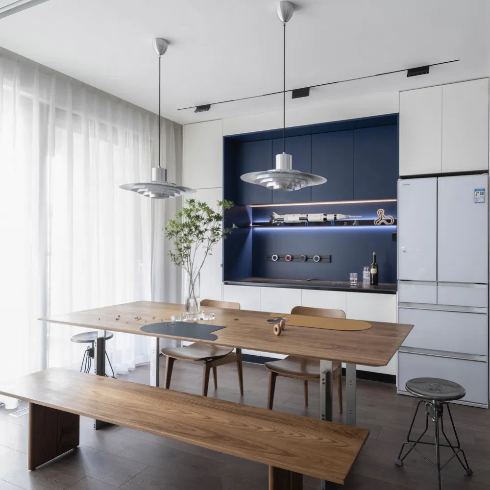 Armário de Cozinha Luxuoso Personalizado Alto e Inteligente de Luxo Moderno por Atacado