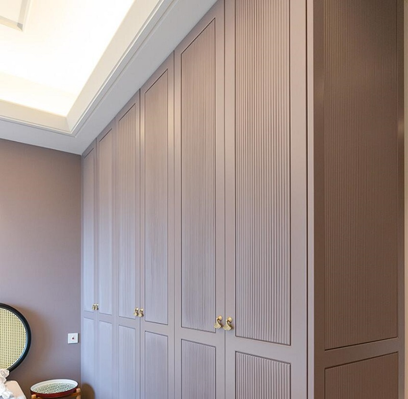 Guarda-roupa Personalizado Alto Branco Armário de Madeira Armazenamento Organizador de Quarto