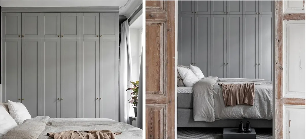 Guarda-roupa Personalizado Alto Branco Armário de Madeira Armazenamento Organizador de Quarto