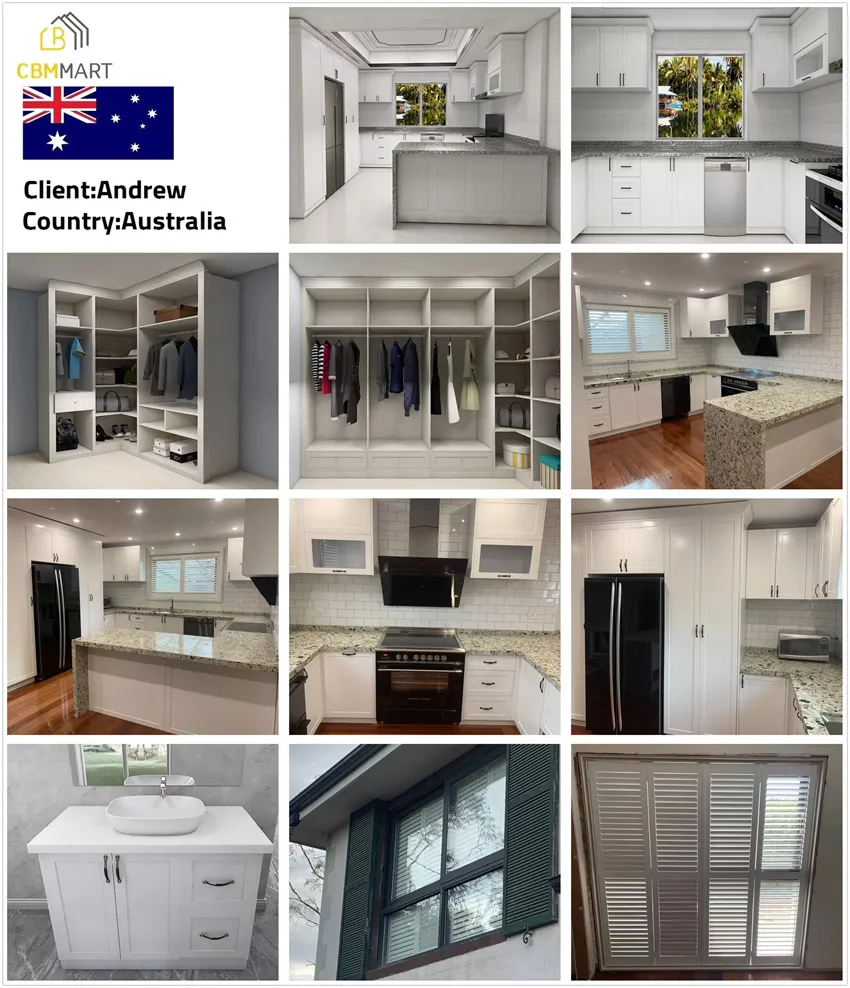 Gabinete de Cozinha com Porta de Painel Estilo Americano Shaker, Armário Base com Cesta Retrátil
