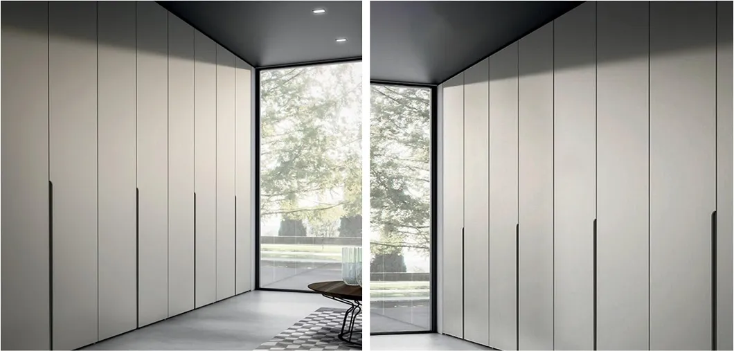 2 Roupeiro de Linho Branco Melamina Madeira Armários Guarda-Roupas Despensa para Quarto
