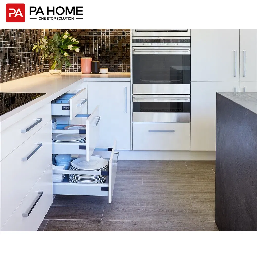 Conjunto de Armários de Cozinha Modernos Completos PA Módulos Personalizados para Despensa e Armário de Cozinha