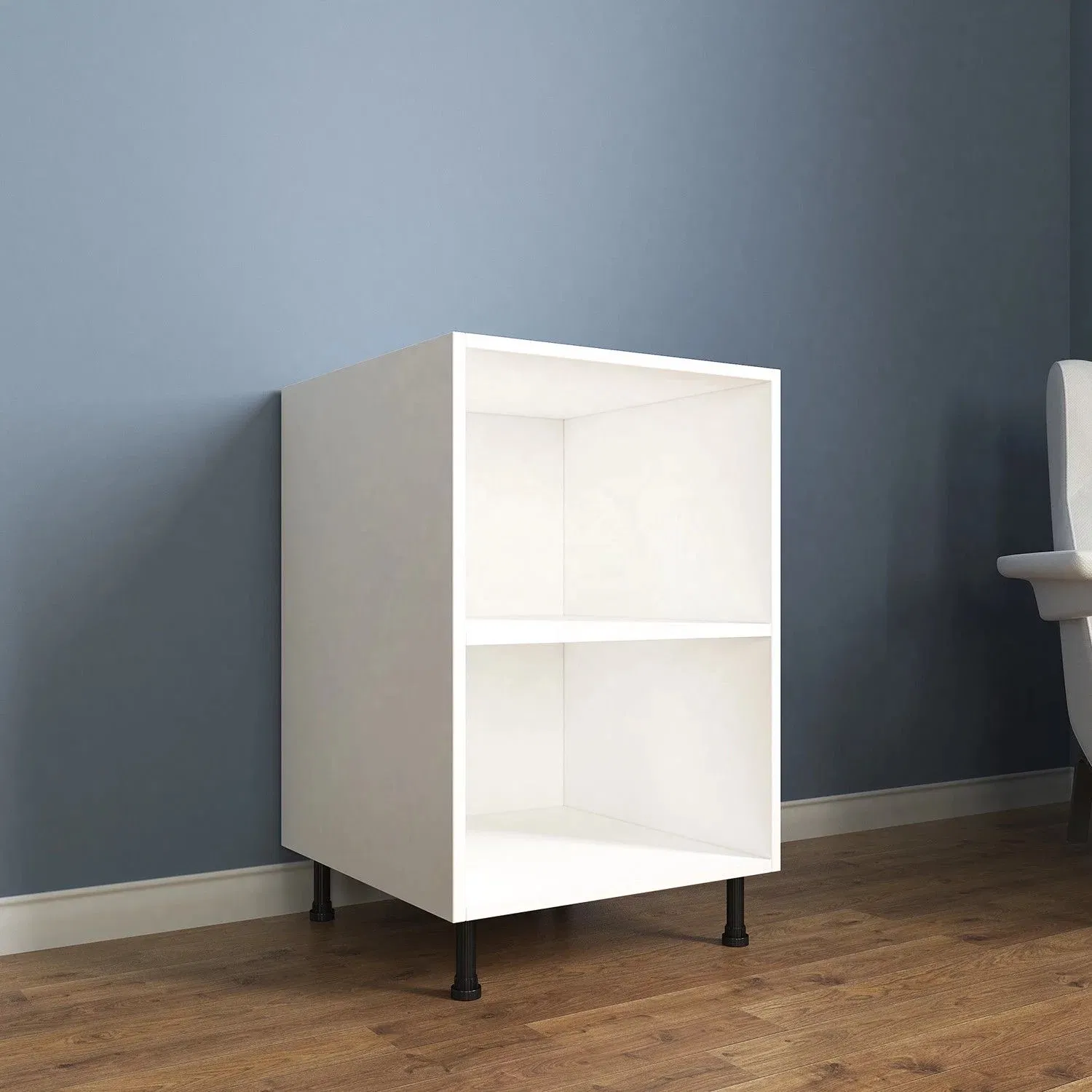 Gabinete de Cozinha Branco com Duas Portas