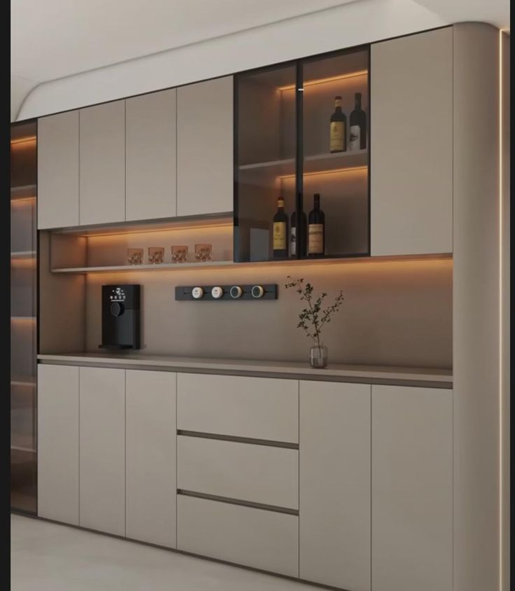 Personalize Armários de Cozinha em Estilo Europeu, de Qualidade Profissional, à Prova d'Água, com Puxador para Baixo