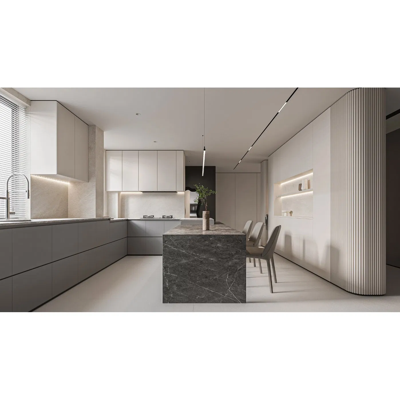 Móveis de Cozinha com Design Personalizado, Armário de Cozinha, Lavanderia, Despensa e Closet com Materiais Premium