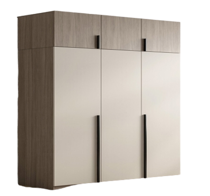 Móveis de Quarto Branco MDF para Indústria com Guarda-Roupa e Armário de Canto para Linho