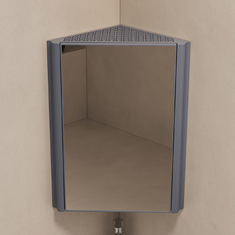 Novo Armário de Banheiro Pequeno com Design Simples no Canto com Espelho Yp06-42g