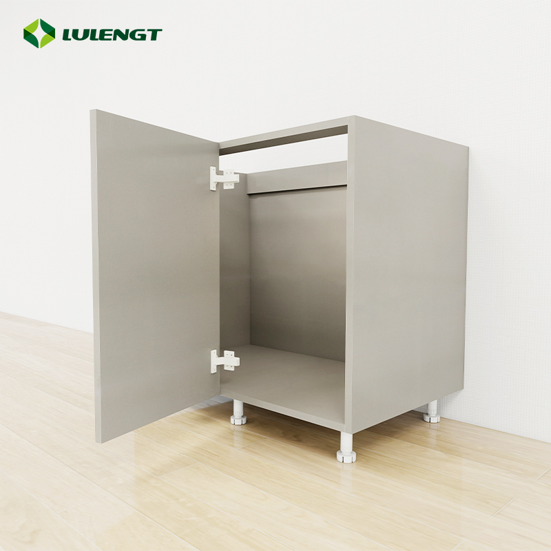 Móveis de Cozinha Modulares Personalizados por Atacado, Armário de Cozinha com Porta Única para Cantos à Esquerda, Armário de Despensa