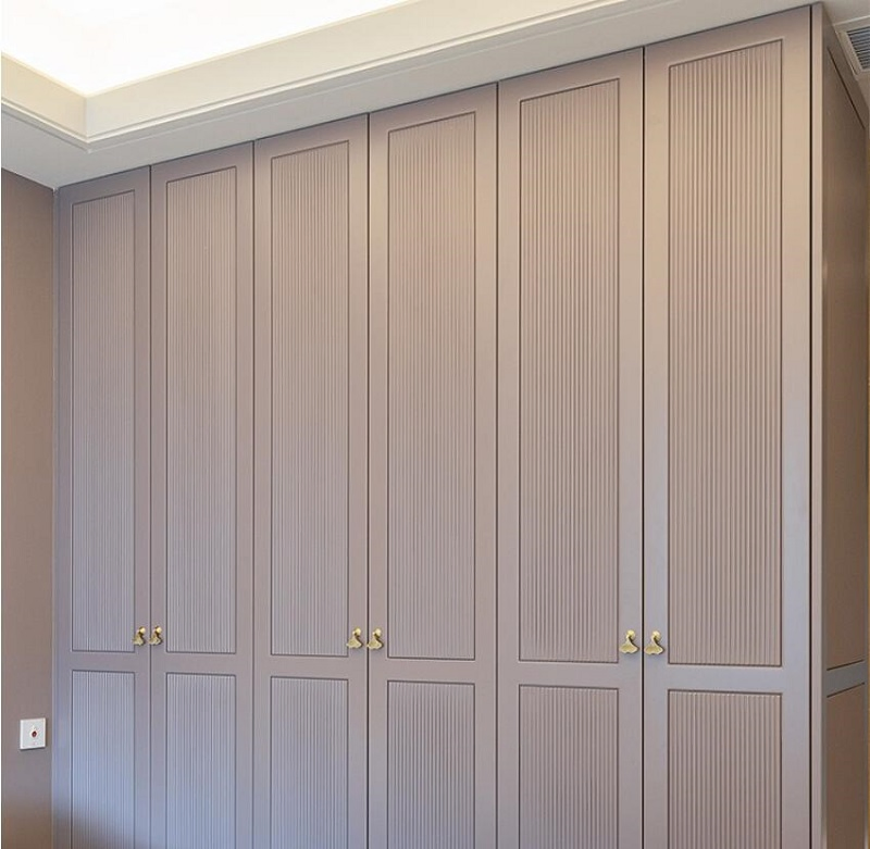 Guarda-roupa Personalizado Alto Branco Armário de Madeira Armazenamento Organizador de Quarto
