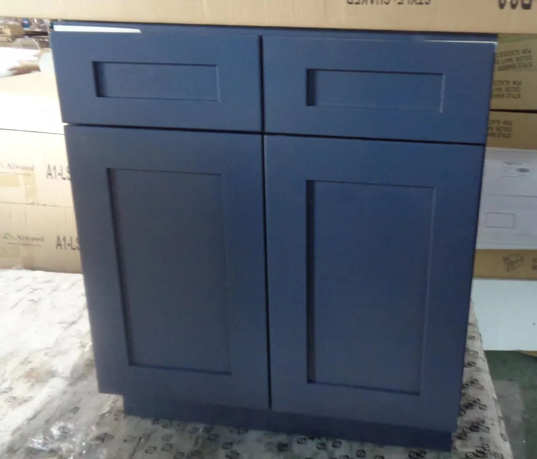 Conjunto de Armários de Cozinha Inacabados com Design Moderno de Pintura AC