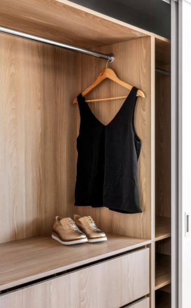 Paredes de Madeira em Closet Armários Modernos Planejados Armários de Linho Guarda-Roupas Guarda-Roupas de Roupas