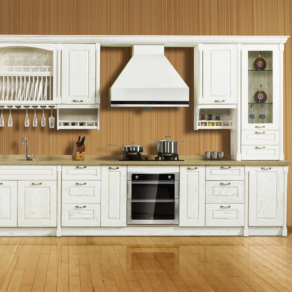 Móveis de cozinha de design personalizado com armários de ilha de luxo com acabamento em laca e pia dupla, armário de cozinha moderno