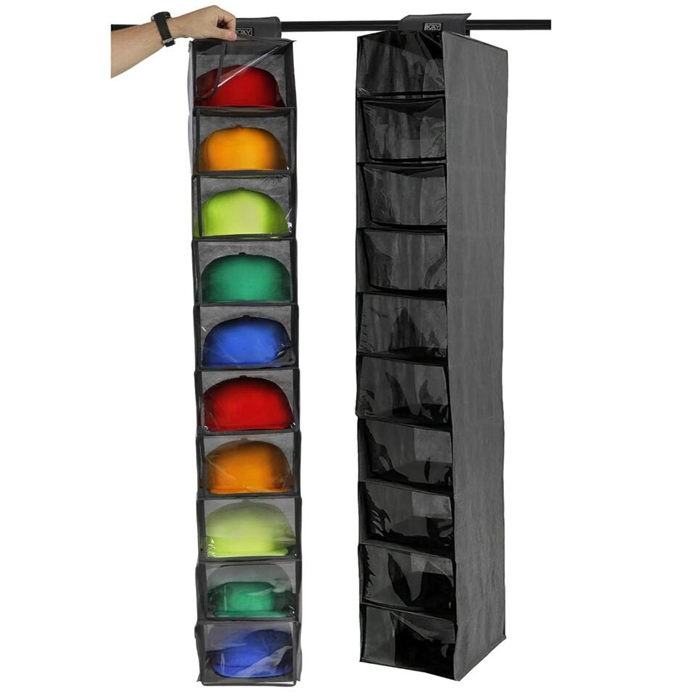 Organizador de Closet Multifuncional com Protetor de Poeira para Chapéus, Toalhas, Sapatos e Brinquedos