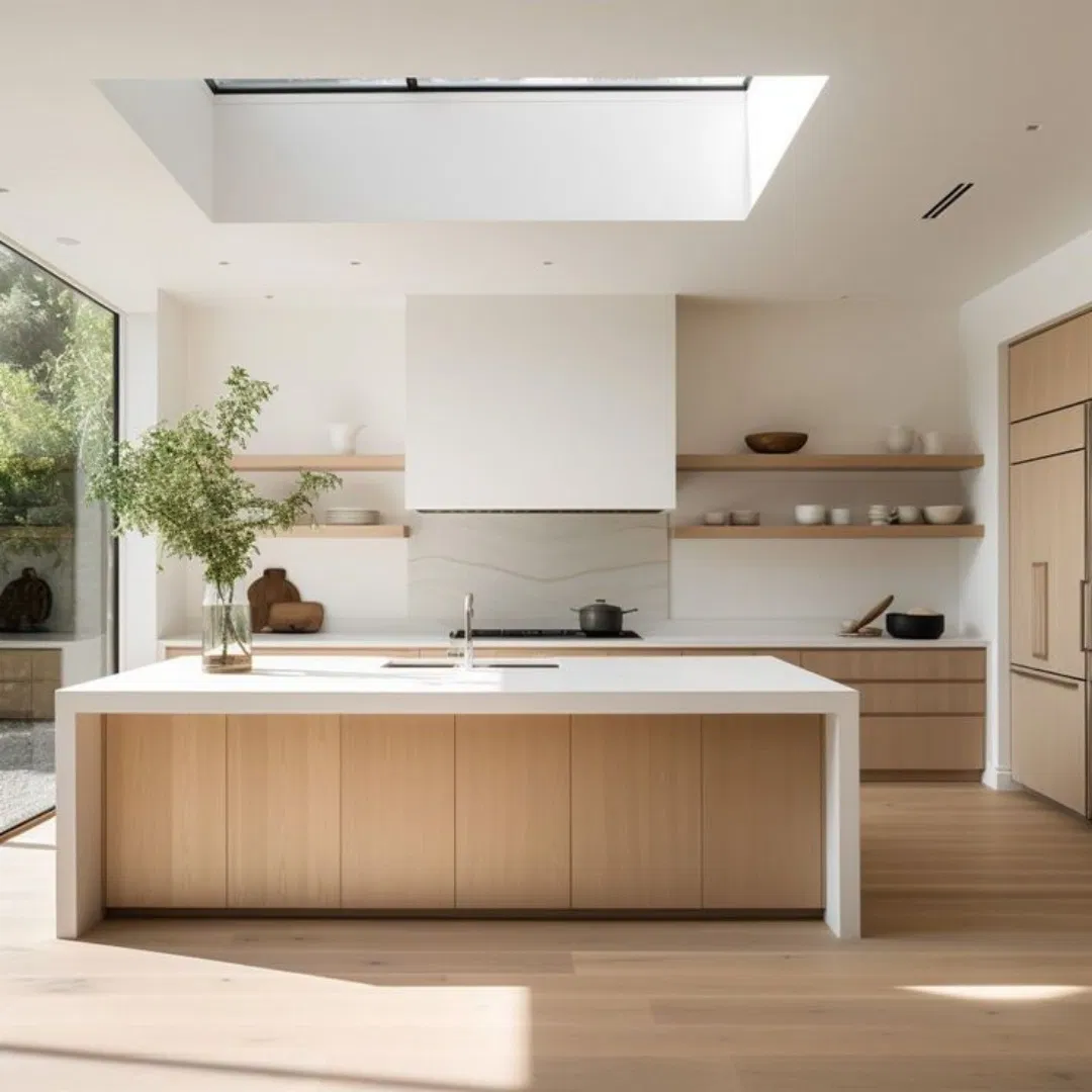 Armário Alto Cbmmart Estilo Shaker Mobiliário de Cozinha em MDF com Serviço de Design Gratuito