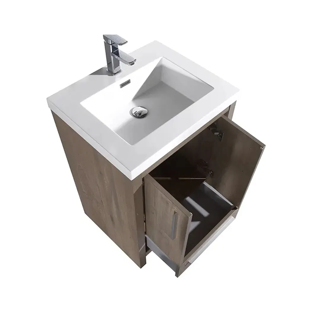 Estilo da América do Norte 30 Armário de Banheiro em Polegadas - Mobiliário de Vaso Sanitário Personalizável com Serviço ODM Disponível