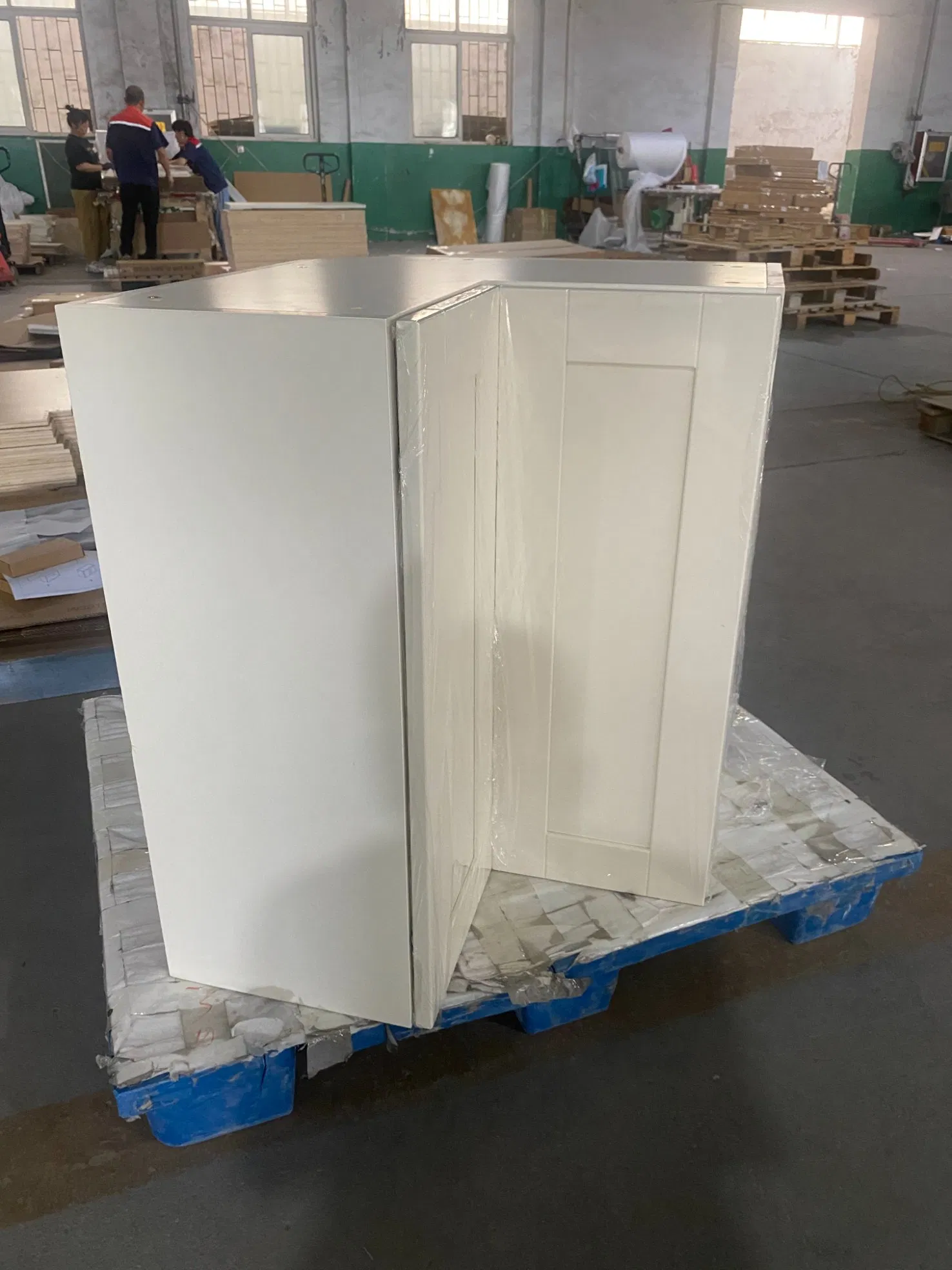 Armários de Cozinha de Canto Senhora Susan com Porta em Estilo Shaker