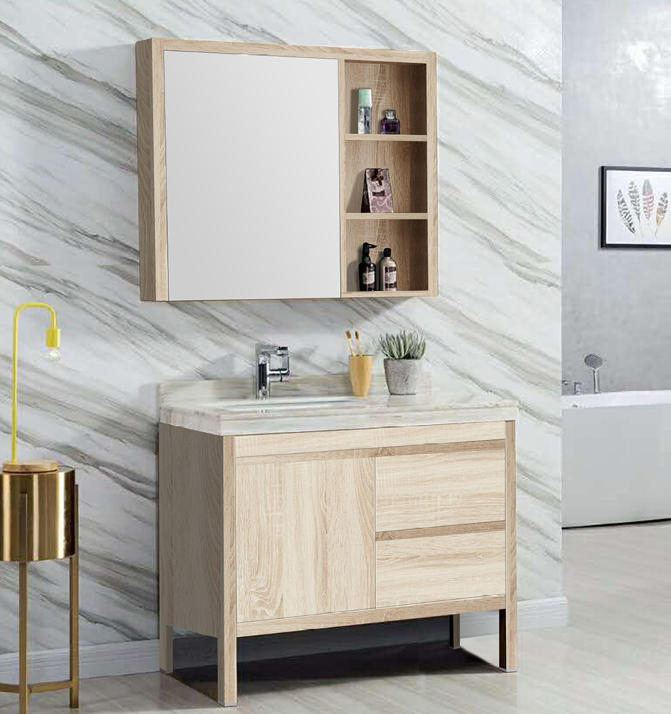 Móveis de banheiro de design moderno, acessórios de parede, gabinete com pia, móveis de banheiro