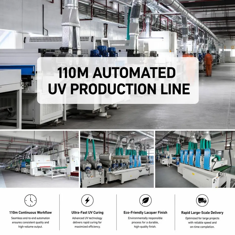Linha de produção automatizada UV