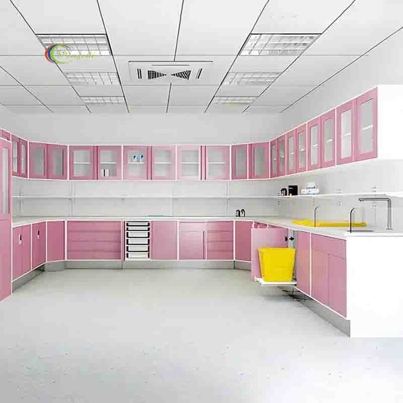 Móveis para Sala de Tratamento Armazenamento de Medicamentos Armário de Tratamento Médico com Pia para Lavagem das Mãos