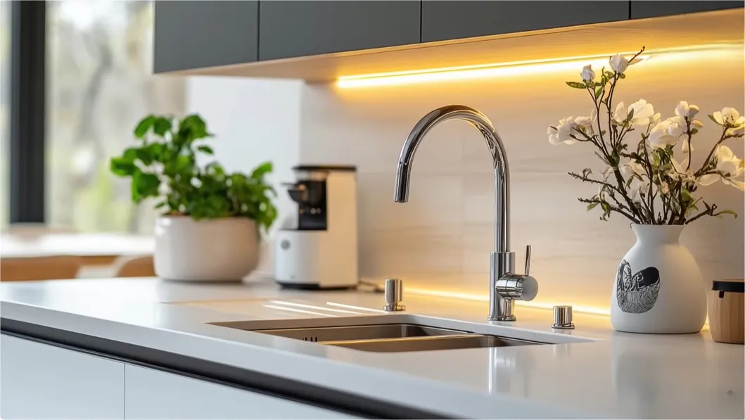Design de Cozinha Moderna Armários de Cozinha Modular em Carvalho Móveis de Madeira para Casa