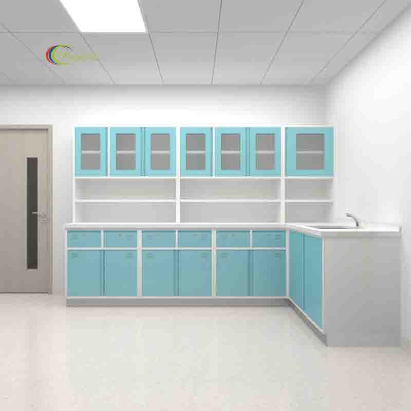 Móveis para Sala de Tratamento Armazenamento de Medicamentos Armário de Tratamento Médico com Pia para Lavagem das Mãos