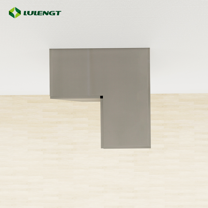 Preços de Armário de Cozinha Pull Down Branco e Dourado Atacado Design Moderno Toque Pull Down Fácil de Limpar Armário de Parede em L para Canto