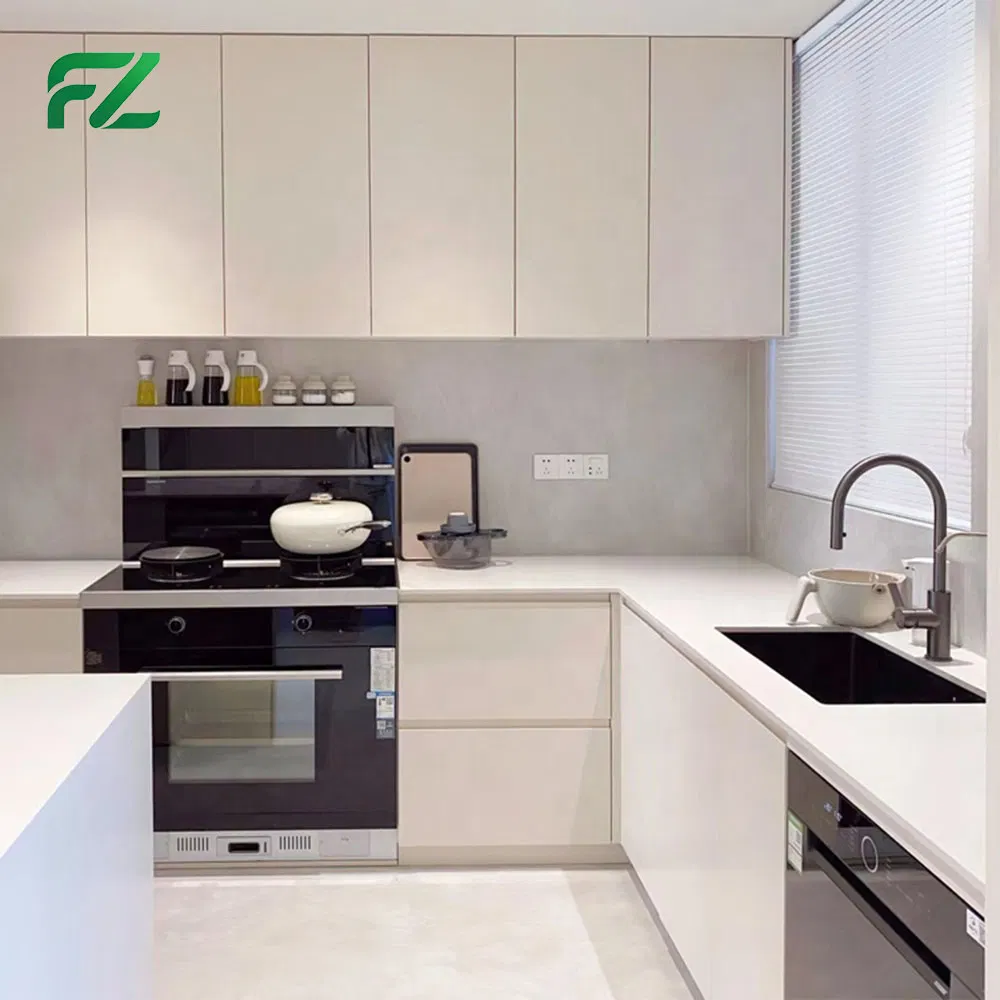 Personalize Armários de Cozinha Altos à Prova d'Água de Estilo Europeu para Contratantes