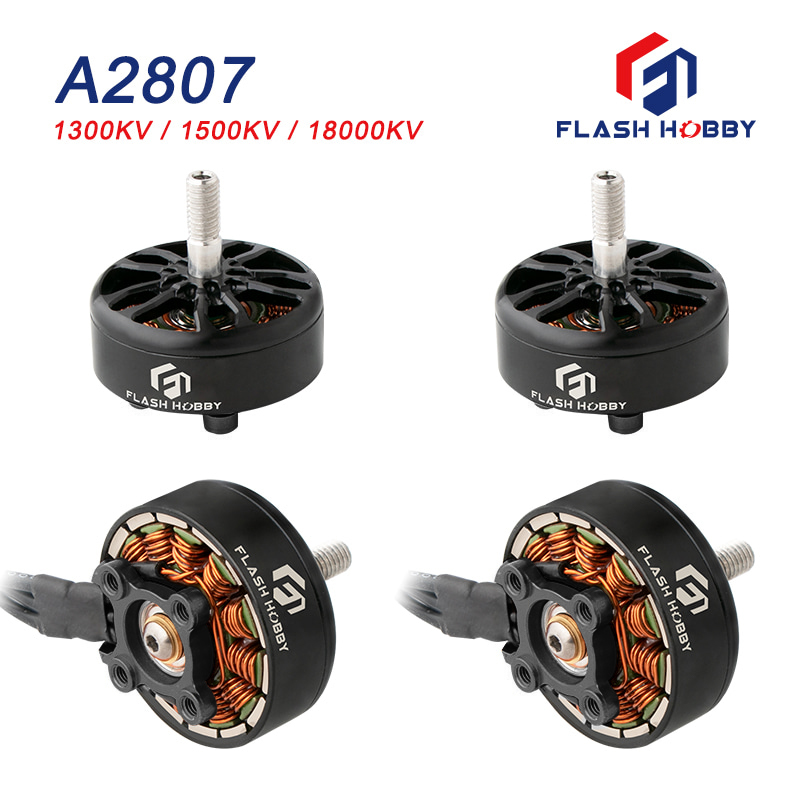 Flashhobby A2807 2807 1300KV 4S/6S Long Range Brushless Motor for Boat & Smart Home Use