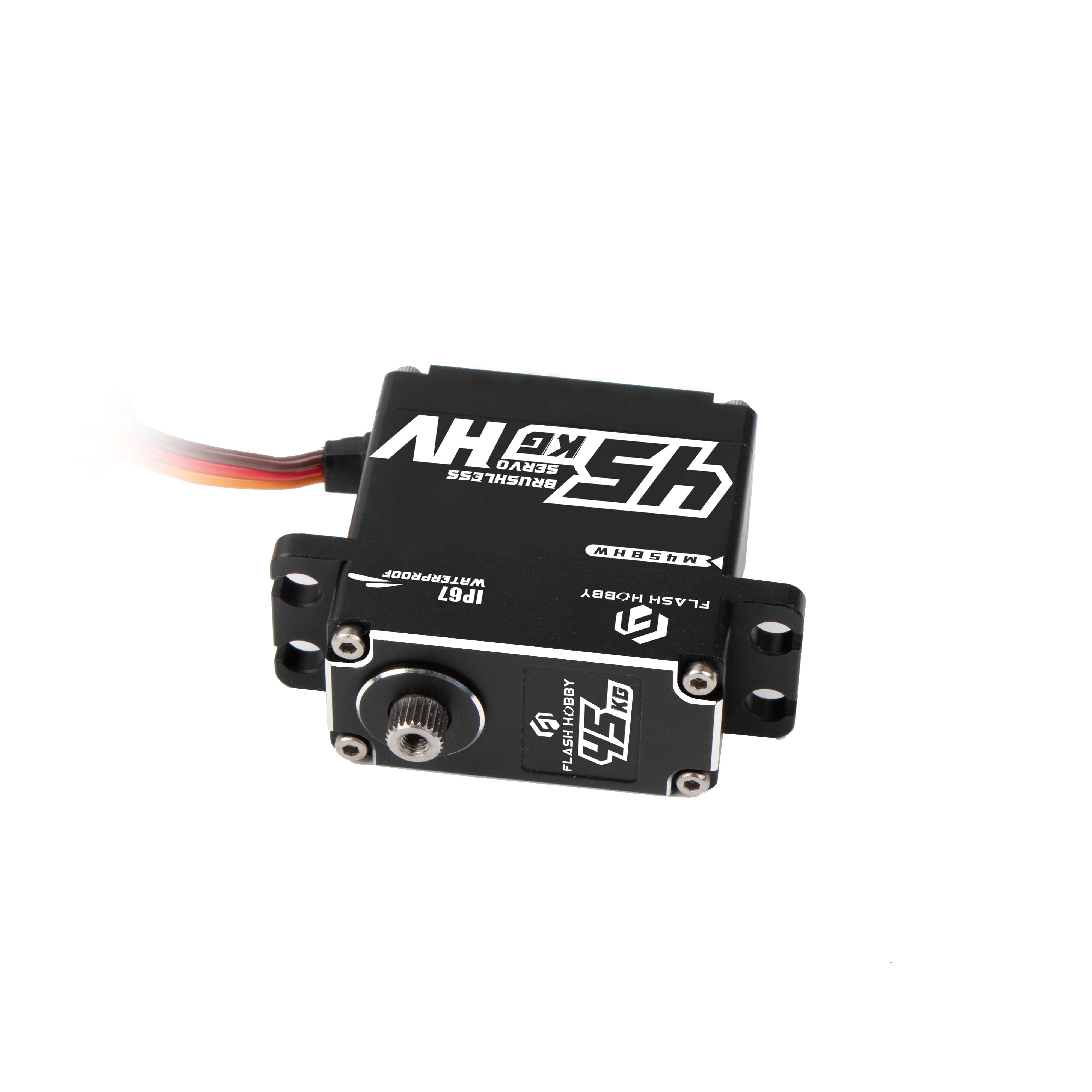 Flashhobby M45BHW High Torque Waterproof Micro Servo Brushless Motor RC Plane Fixed Wing Aircraft Robot Helicopter Fan Boat
