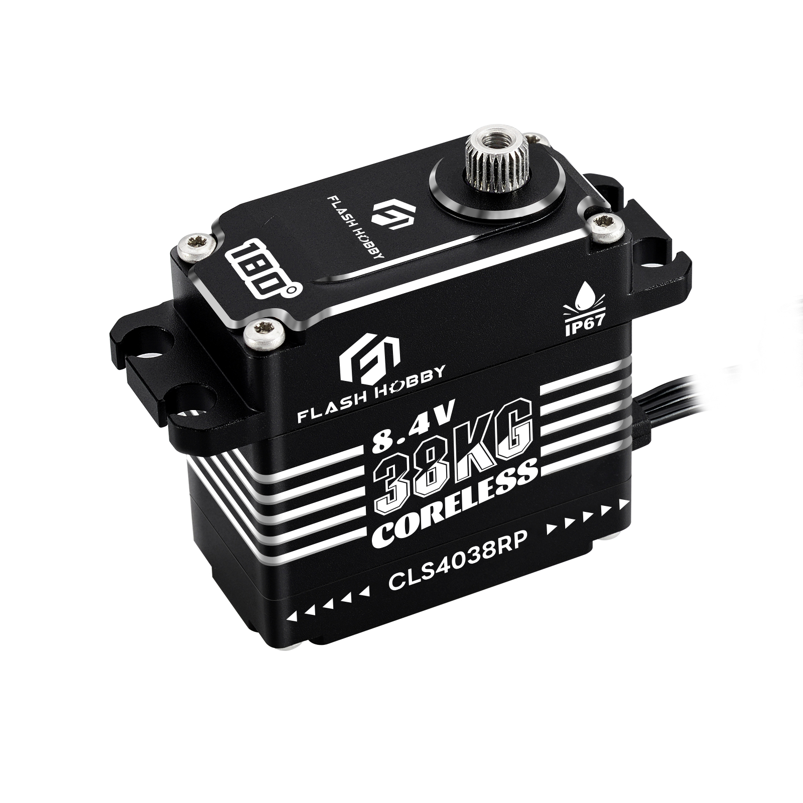 OEM/ODM Support CLS4038RP Digital Programmable Brushless Coreless Servo 38KG Super Torque 0.09s Speed 8.4V Home Appliance Fan