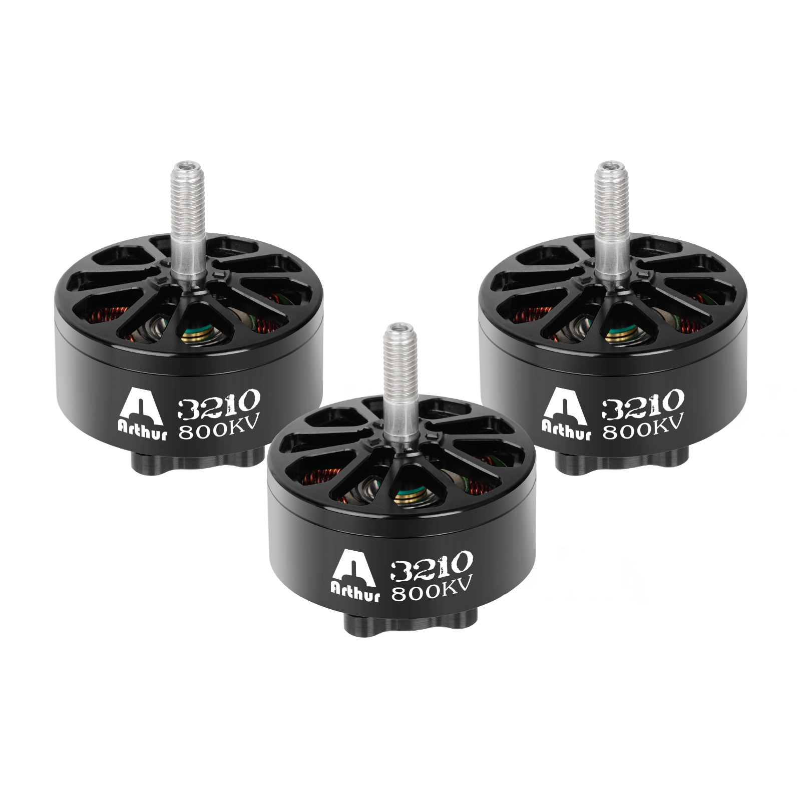 Flashhobby A3210 800KV Brushless Motor (Permanent Magnet Waterproof) for FPV Racing Car Drone & Boat Use with 3410g Thrust