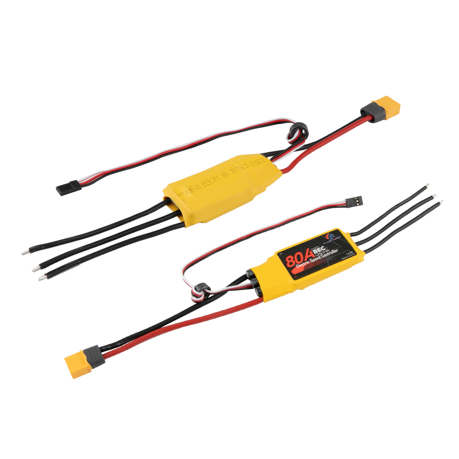 Flashhobby Spaceman 80A 5V/7A BEC 2-6S Brushless ESC Speed Controller for Airplane Quadcopter Racing Home Appliance Boat Fan