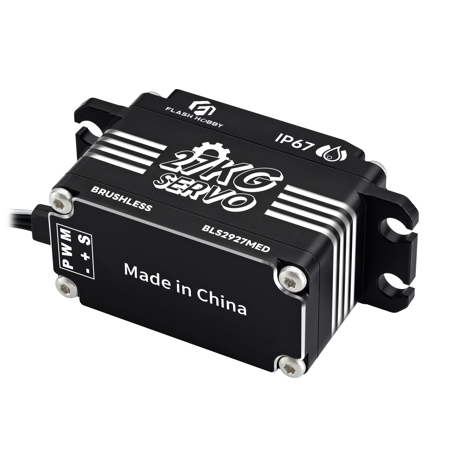 Flashhobby BLS2927MED 27kg Brushless DC Servo Motor IP67 Waterproof Smart Home Use DC6.0-8.4V -20C~+70C