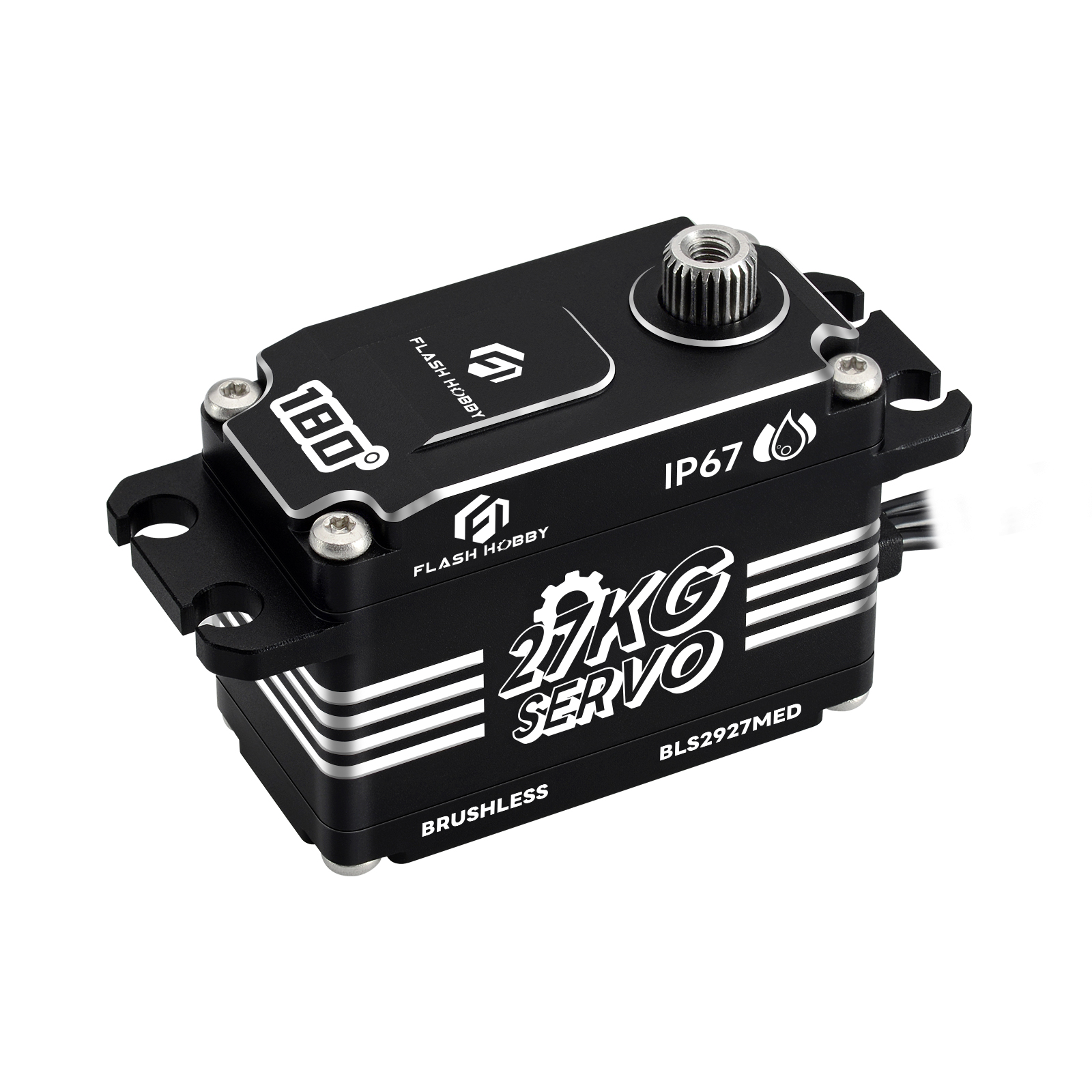 Flashhobby BLS2927MED 27kg Brushless DC Servo Motor IP67 Waterproof Smart Home Use DC6.0-8.4V -20C~+70C