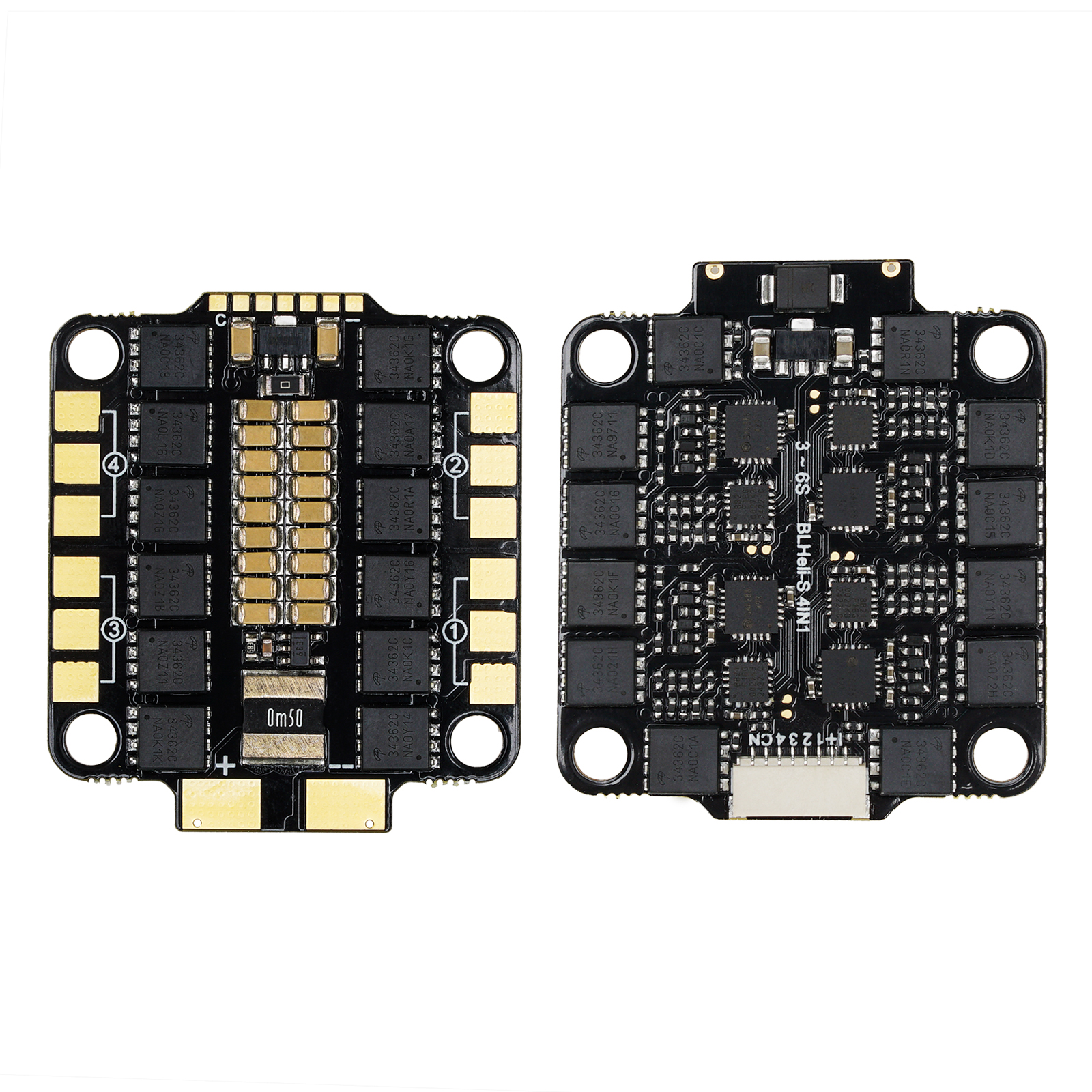 Flash Hobby F405 60A V2 Stack Plug-in Port ESC+FC BLHelis Brushless DC Motor 4in1 Controller