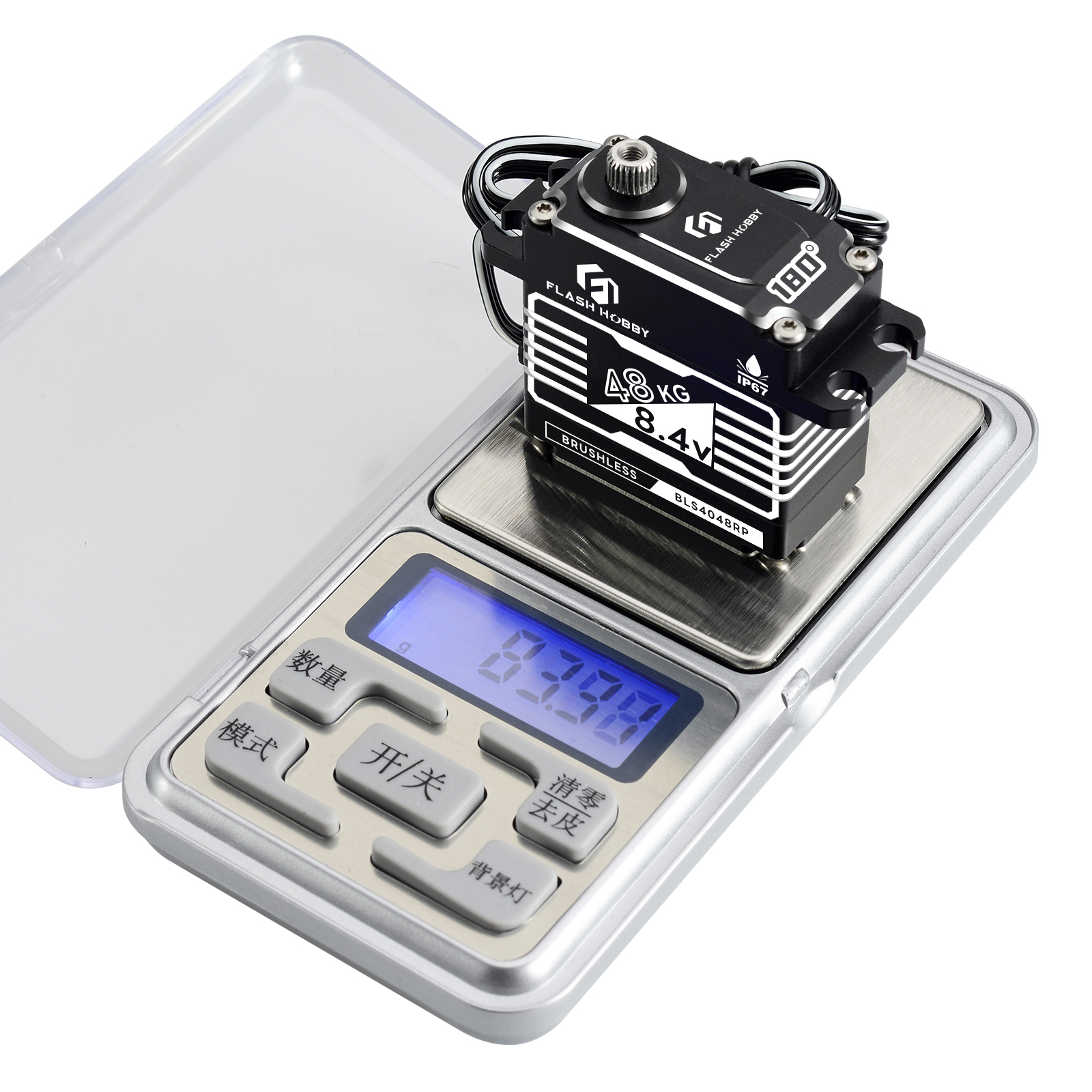 BLS4048RP 48KG High Torque 0.09sec/60 Brushless Motor IP67 Waterproof Programmable Digital Servo Boat/Car/Robot OEM/ODM