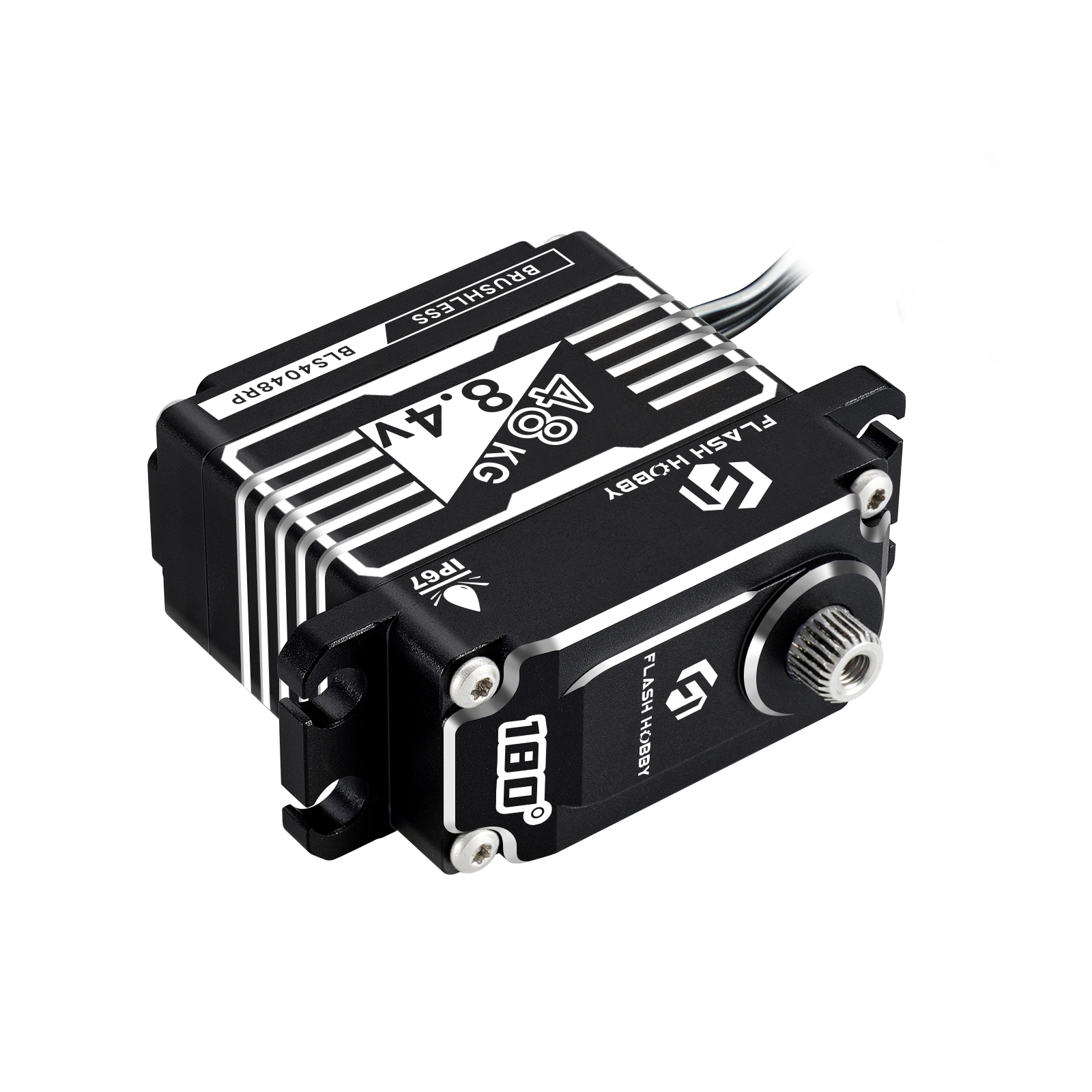 BLS4048RP 48KG High Torque 0.09sec/60 Brushless Motor IP67 Waterproof Programmable Digital Servo Boat/Car/Robot OEM/ODM